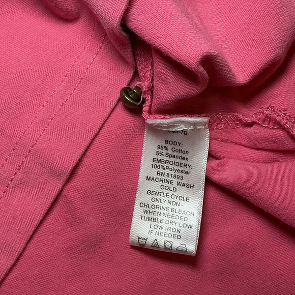 Pink Embroidered Women's Top - Picture 6 of 6